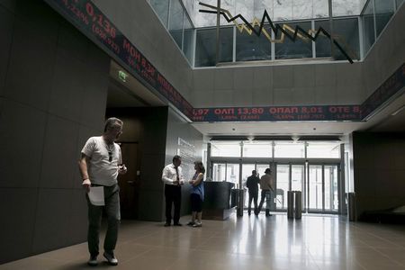 Greece stocks lower at close of trade; Athens General Composite down 0.73%