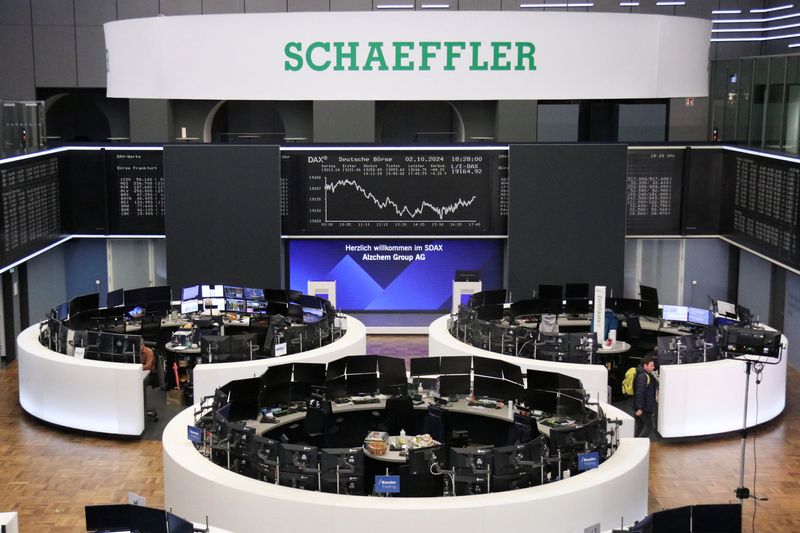 European shares open flat, set for worst week in one month