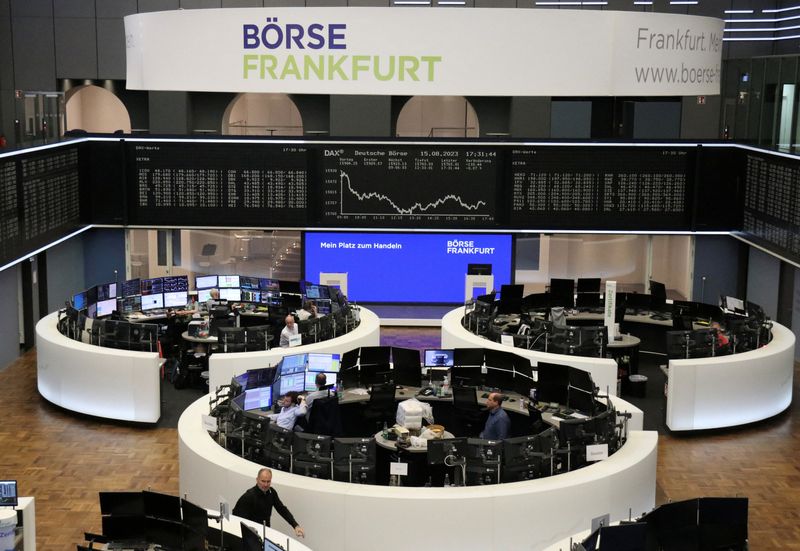 Defensive sectors prop up Europe’s STOXX 600, banks slide