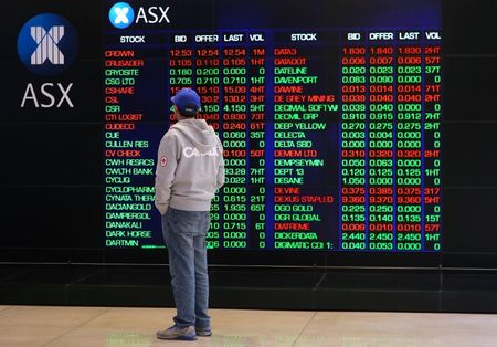 Australia stocks higher at close of trade; S&P/ASX 200 up 0.57%