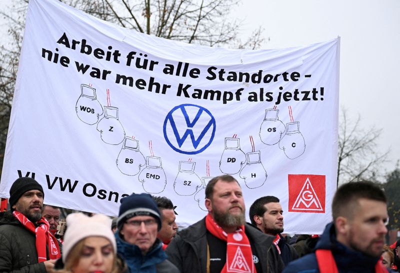 Volkswagen enters third round of wage talks as strike action looms