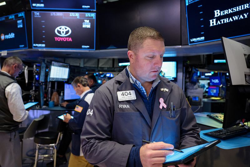 Nasdaq leads Wall St declines as tech stocks slump after inflation data