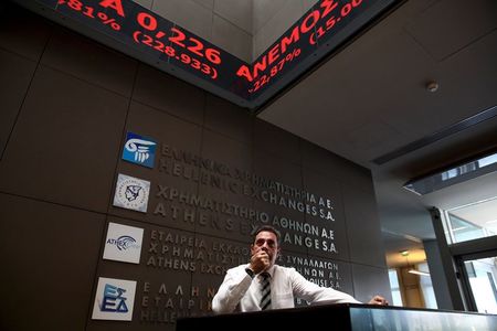 Greece stocks lower at close of trade; Athens General Composite down 0.07%