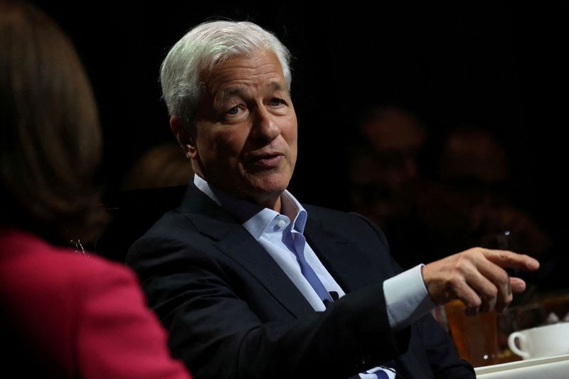 JPMorgan chief Dimon praises former adversary Elon Musk, CNBC reports